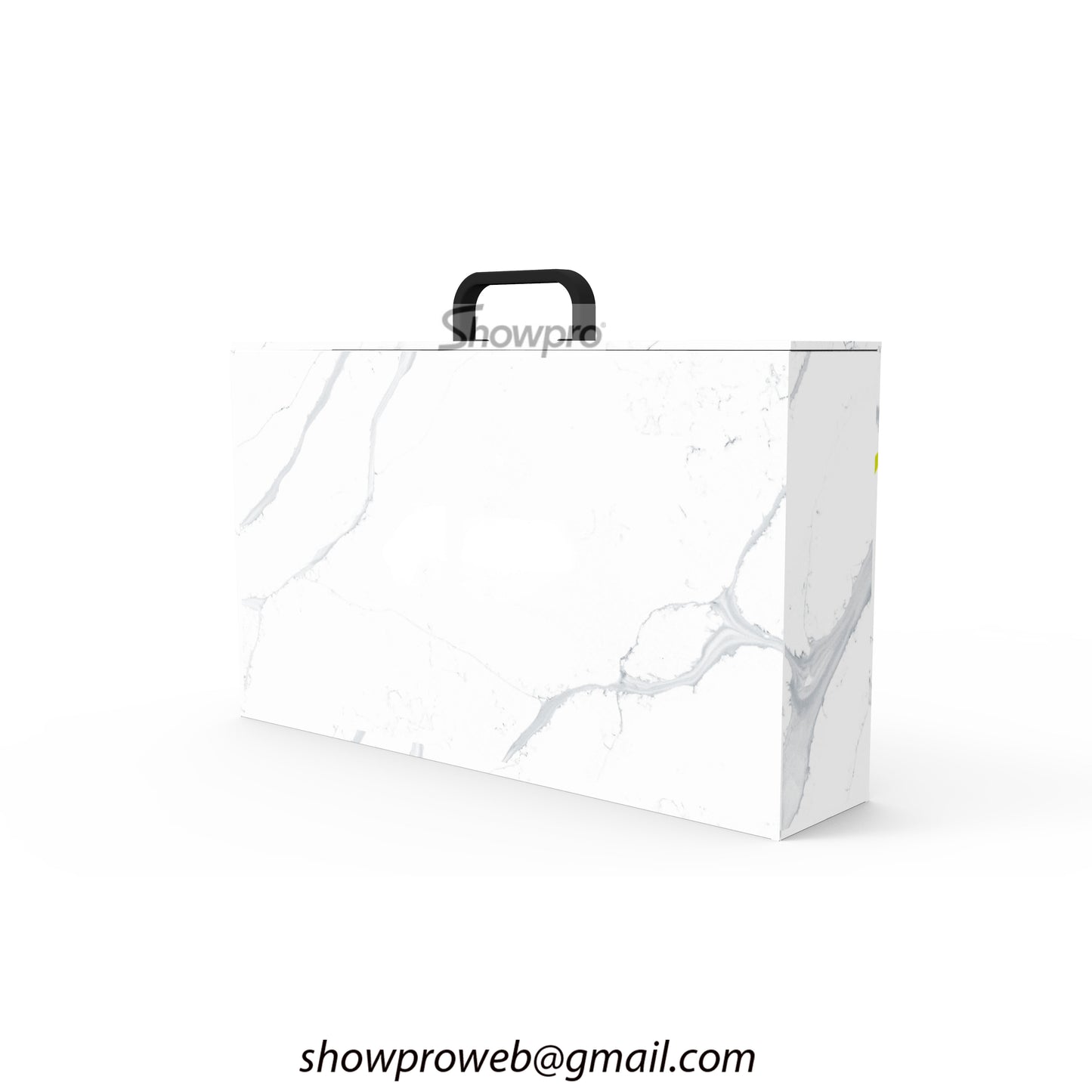 Caja portátil para muestras de azulejos, caja para exhibir muestras de piedra