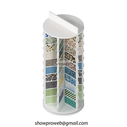 Vertical mosaic tile display rack manufacturers