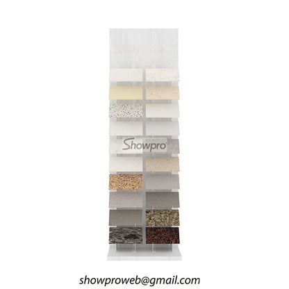 Custom branded tile display racks for manufacturers