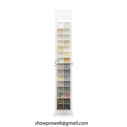 Tile sample racks for interior design studios