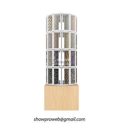 Branded mosaic tile display with custom logo printing