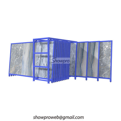 custom metal slab display stand manufacturer