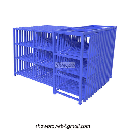 custom metal slab display stand manufacturer