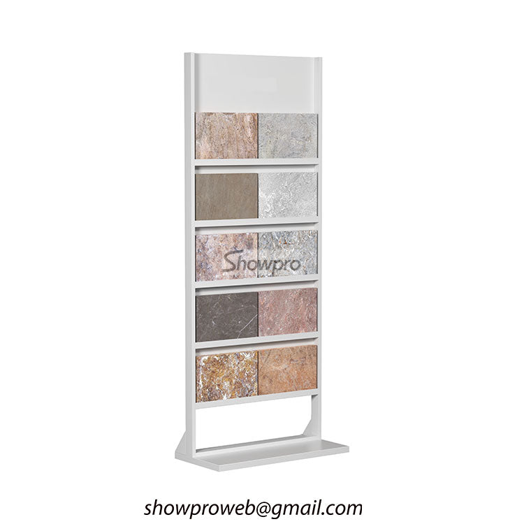 Customizable tile sample display solution for distributors