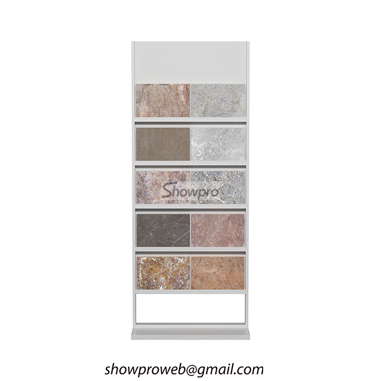 Customizable tile sample display solution for distributors