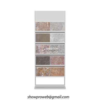 Customizable tile sample display solution for distributors