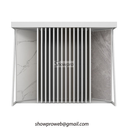 ceramic tiles flipping display stand stone display rack