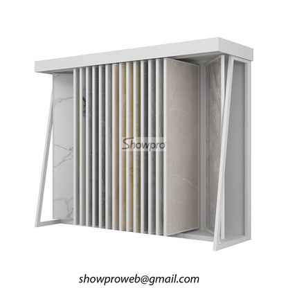 ceramic tiles flipping display stand stone display rack