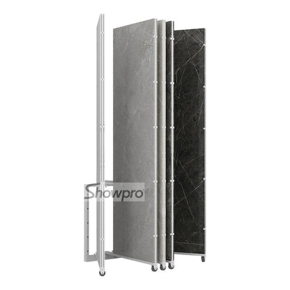 Sample stone page turning displays