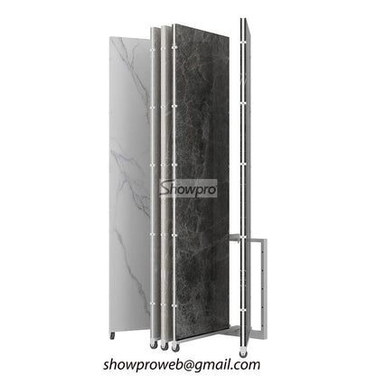 Sample stone page turning displays