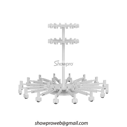 sample stone flip display stand with wheels