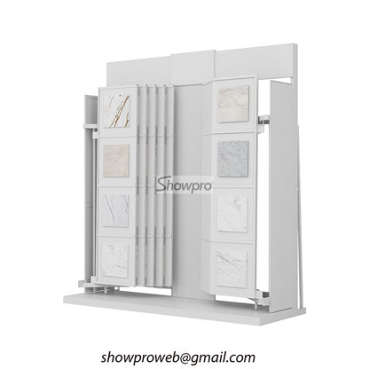 tiles flip display stand ceramic display solutions