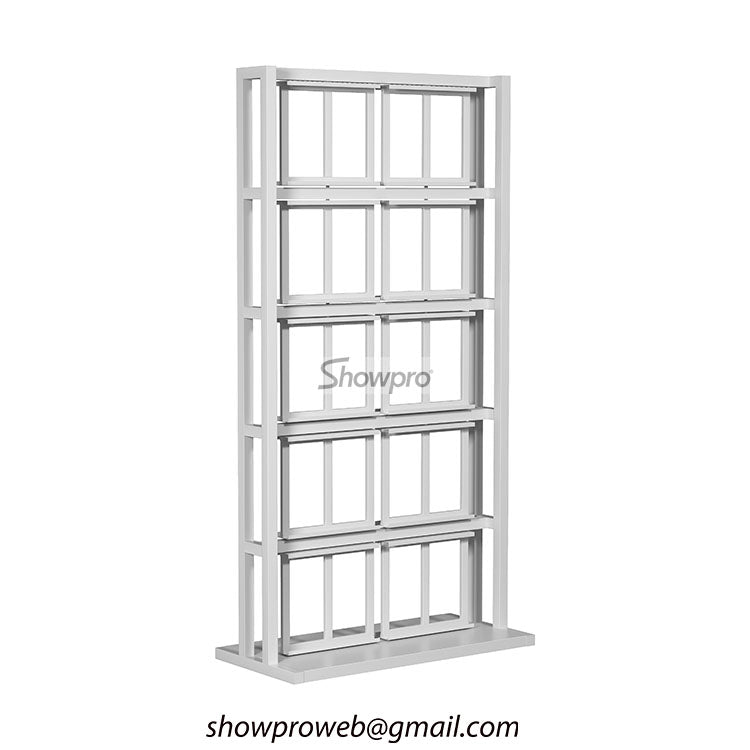 Custom metal sample display rack for stone tiles