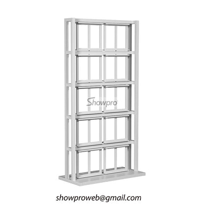 Custom metal sample display rack for stone tiles