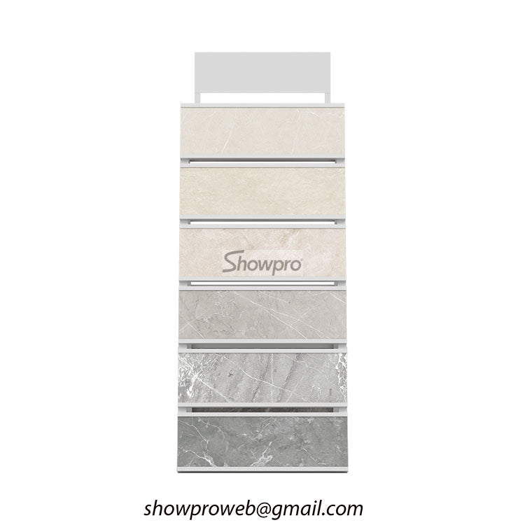 tiles display stand sample stone display solution