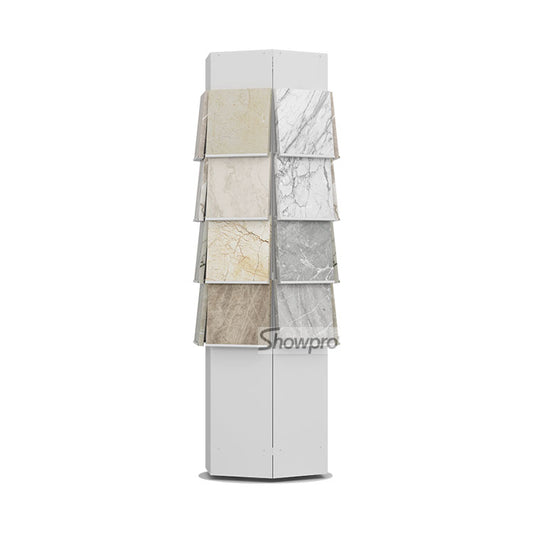 marble flooring display stand quartz display rack