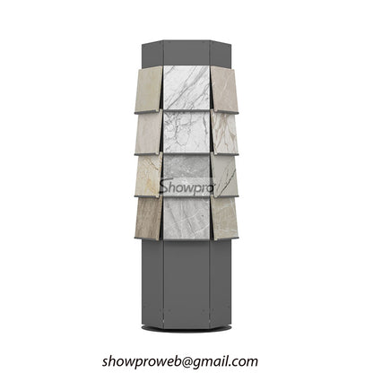 marble flooring display stand quartz display rack