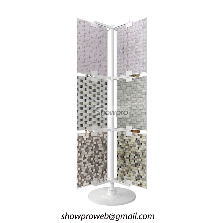 stainless steel waterproof mosaic tile racks for outdoor displays