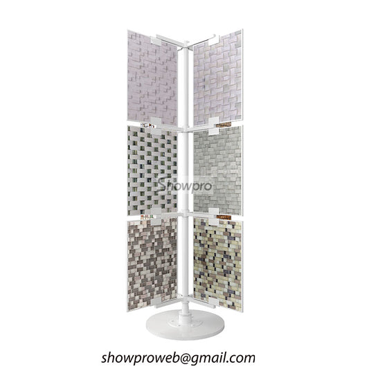 stainless steel waterproof mosaic tile racks for outdoor displays