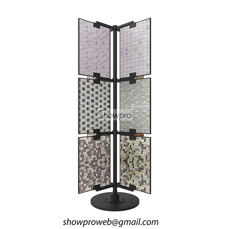 stainless steel waterproof mosaic tile racks for outdoor displays