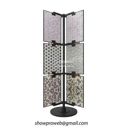 stainless steel waterproof mosaic tile racks for outdoor displays