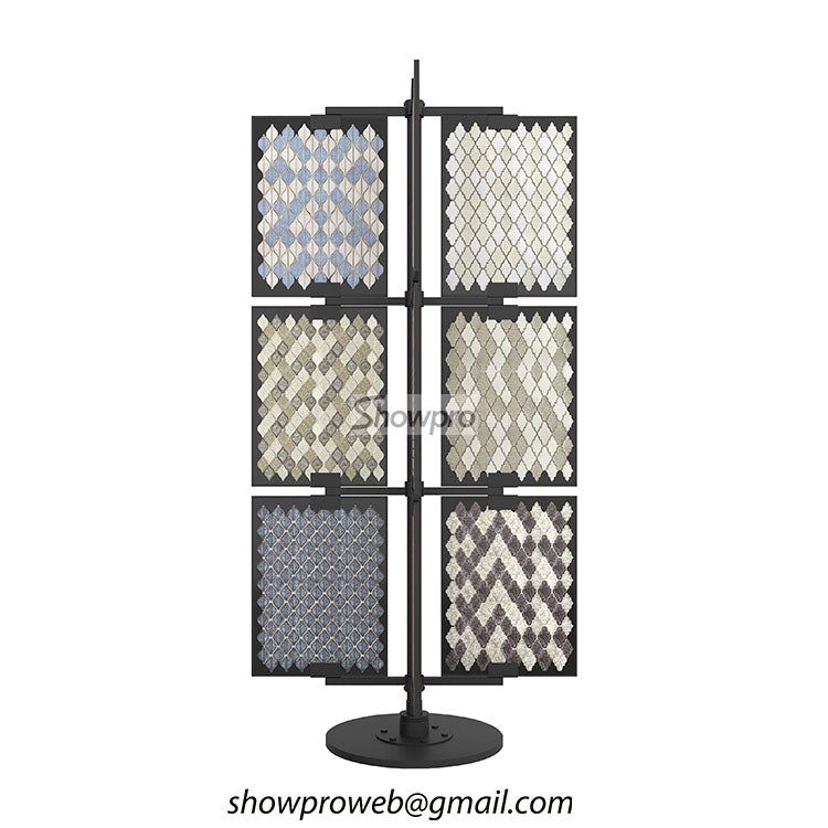 stainless steel waterproof mosaic tile racks for outdoor displays