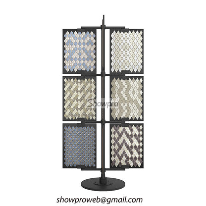 stainless steel waterproof mosaic tile racks for outdoor displays