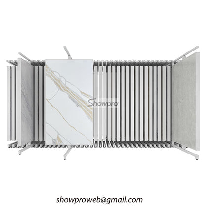 sample stone display stand rotating tile display racks