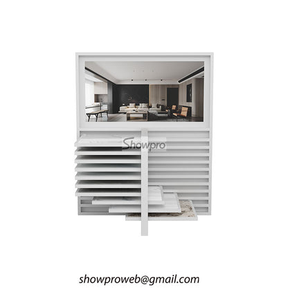 Wholesale sliding display racks for ceramic tile samples