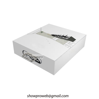 High quality cardboard suitcase for sample tiles
