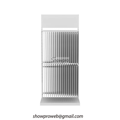 Carpet display rack floor standing page turning display rack