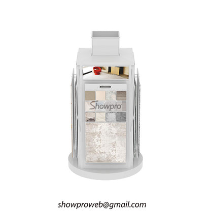 Commercial rug display rack carpet display stand factory