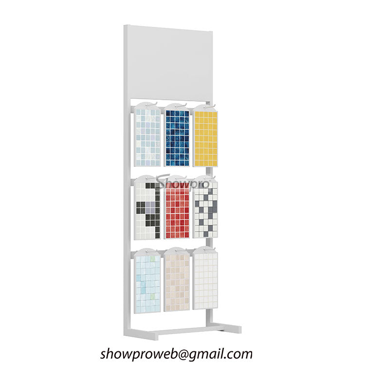 mosaic samples hanging display rack wholesale – Showpro Trade Inc