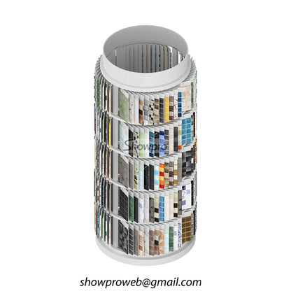 Mosaic samples display rack mosaic display showroom