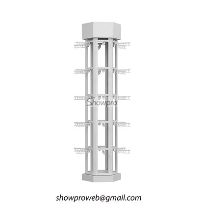 Vertical tile mosaic display stands manufacturer