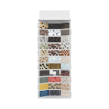mosaic samples vertical display stand for sale