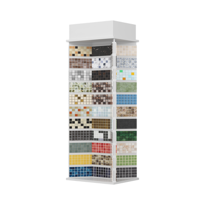 mosaic samples vertical display stand for sale