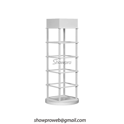 Tile sample display stand for design studios