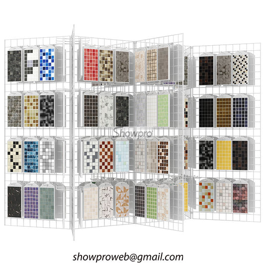 mosaic tiles sample stand mosaic display solutions