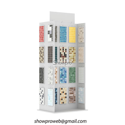 mosaic tiles display stand for showrooms