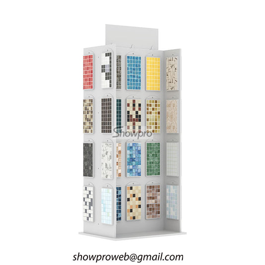 mosaic tiles display stand for showrooms