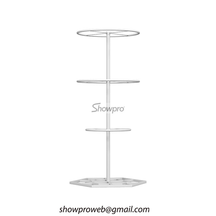 Mosaic sample tiles rotating display stand