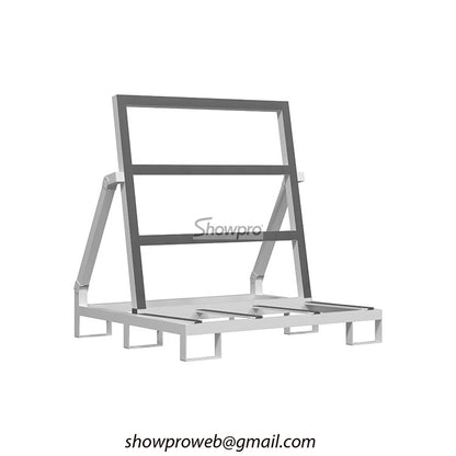Durable granite slab display stand tile storage rack