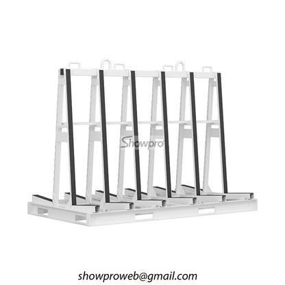 large tiles display stand showroom stone displays