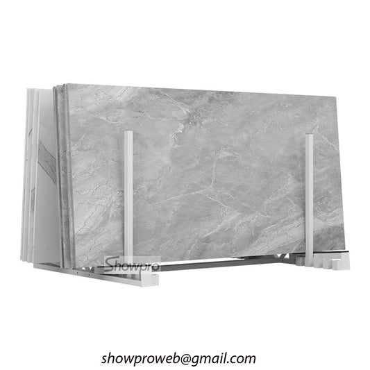 slab tile display rack
