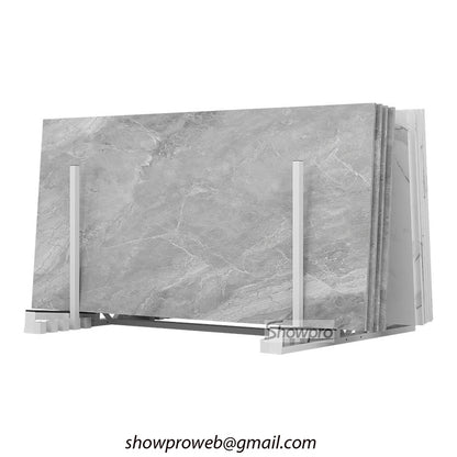 large marble tiles display stand stone display rack