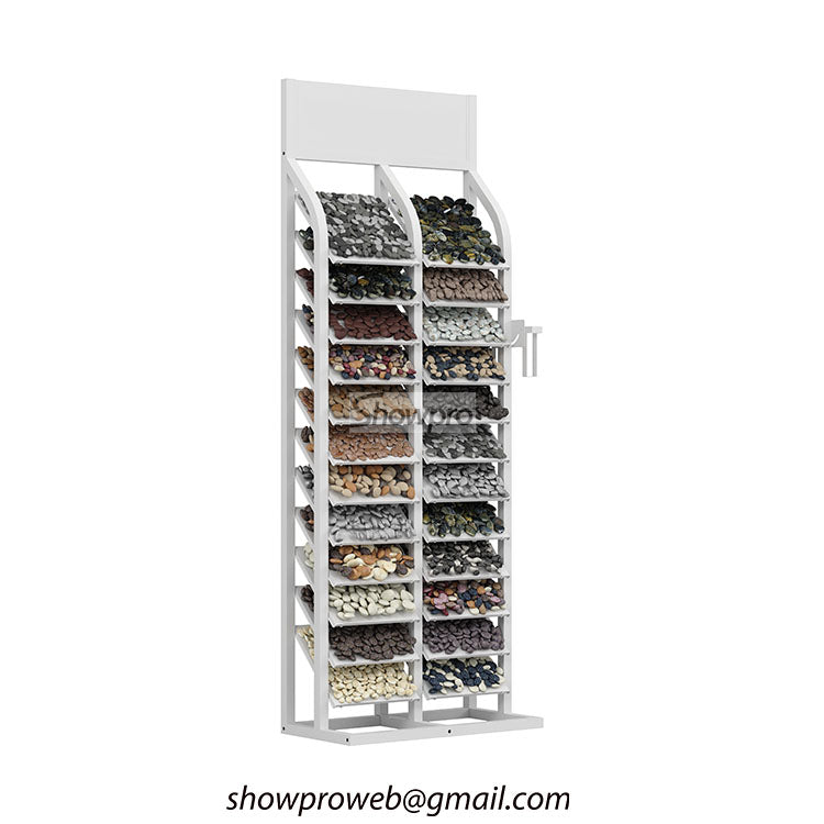 Storage solution for multiple outdoor stone samples