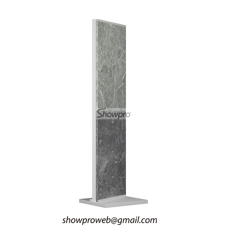 Free-Standing vertical tile sample display unit