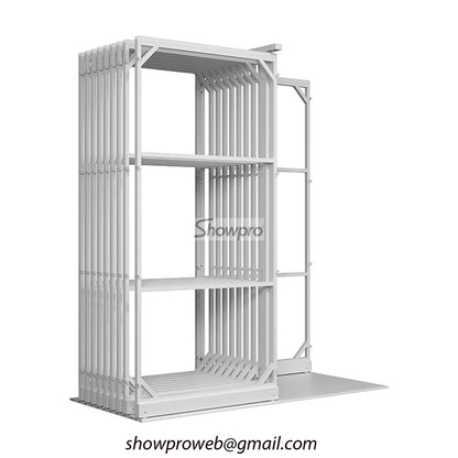 porcelain tiles sliding displays marble display rack
