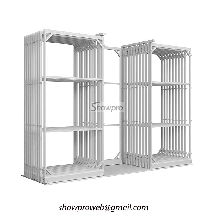 Commercial sliding display for natural stone pavers